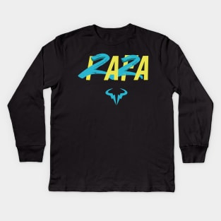 rafa 22 Kids Long Sleeve T-Shirt